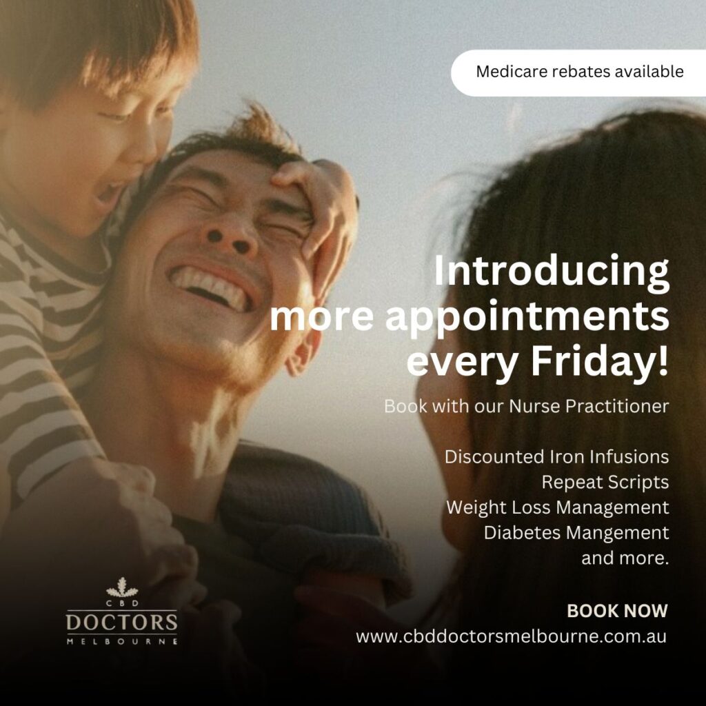 Friday Nurse Practitioner - CBD Doctors Melbourne 